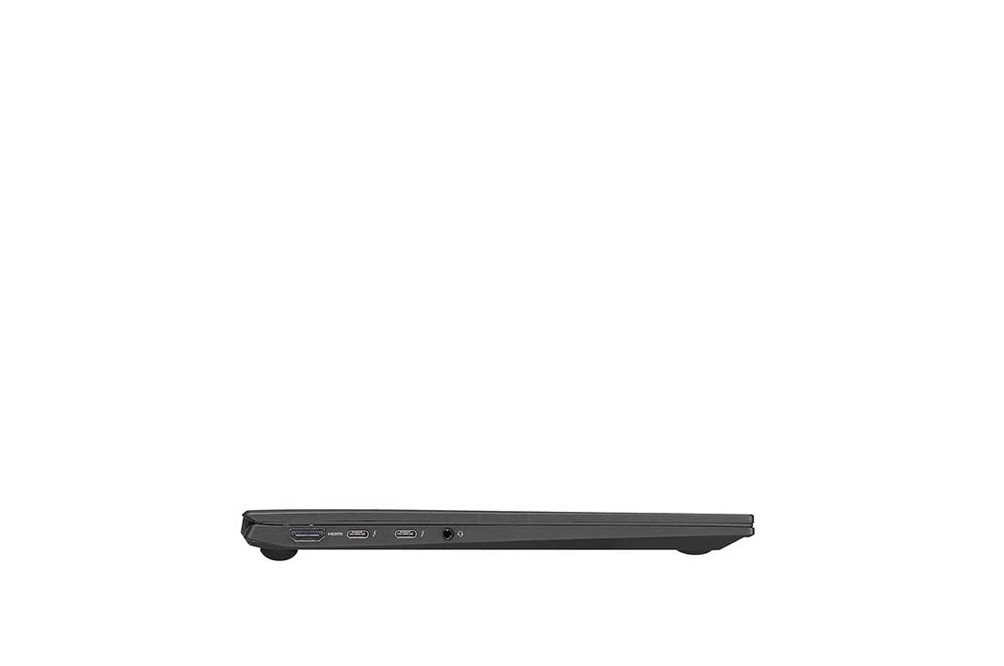LG 14 Inch Laptop - Best Lightweight Intel Laptop, LG gram 14'' Ultra-Lightweight and Slim Laptop with Intel® Evo 11th Gen Intel® Core™ i7 Processor and Iris® Xe Graphics, Right side view and cover closed, 14Z90P-G.AA79E1, 14Z90P-G, thumbnail 13