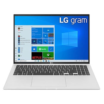 LG gram 14'' Ultra-Lightweight and Slim Laptop with Intel® Evo 11th Gen Intel® Core™ i7 Processor and Iris® Xe Graphics, Front view, 14Z90P-G.AA78E11