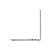 LG gram 16” Ultra-Lightweight and Slim Laptop with Intel® Evo 11th Gen Intel® Core™ i7 Processor and Iris® Xe Graphics, LG gram 16” Ultra-Lightweight and Slim Laptop with Intel® Evo 11th Gen Intel® Core™ i7 Processor and Iris® Xe Graphics,Left side view and cover open, 16Z90P-G.AA78E1, 16Z90P-G, thumbnail 3