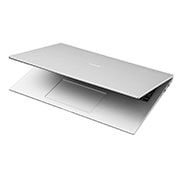 LG gram 16” Ultra-Lightweight and Slim Laptop with Intel® Evo 11th Gen Intel® Core™ i7 Processor and Iris® Xe Graphics, LG gram 16” Ultra-Lightweight and Slim Laptop with Intel® Evo 11th Gen Intel® Core™ i7 Processor and Iris® Xe Graphics, +30 degree side view and cover halfopen, 16Z90P-G.AA78E1, 16Z90P-G, thumbnail 8