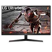 LG UltraGear Gaming Monitor 32 Inch, FreeSync Premium, 165Hz Refresh Rate, HDR10 Monitor, Sleek and Stylish Design, front view, 32GN600-B, thumbnail 1