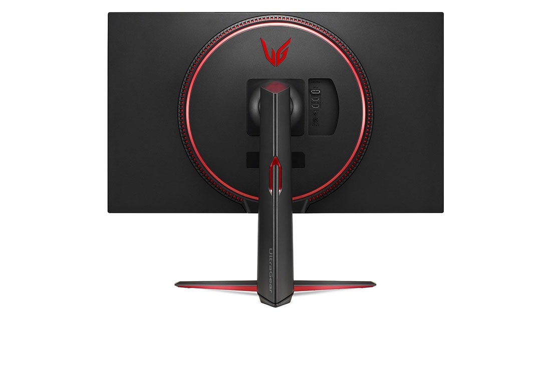 LG 32'' UltraGear QHD 165Hz HDR10 Monitor with FreeSync™ Premium, rear view, 32GN650-B, thumbnail 6