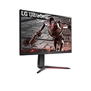 LG 32'' UltraGear QHD 165Hz HDR10 Monitor with FreeSync™ Premium, perspective view, 32GN650-B, thumbnail 4