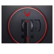 LG 32'' UltraGear QHD 165Hz HDR10 Monitor with FreeSync™ Premium, rear perspective view, 32GN650-B, thumbnail 8