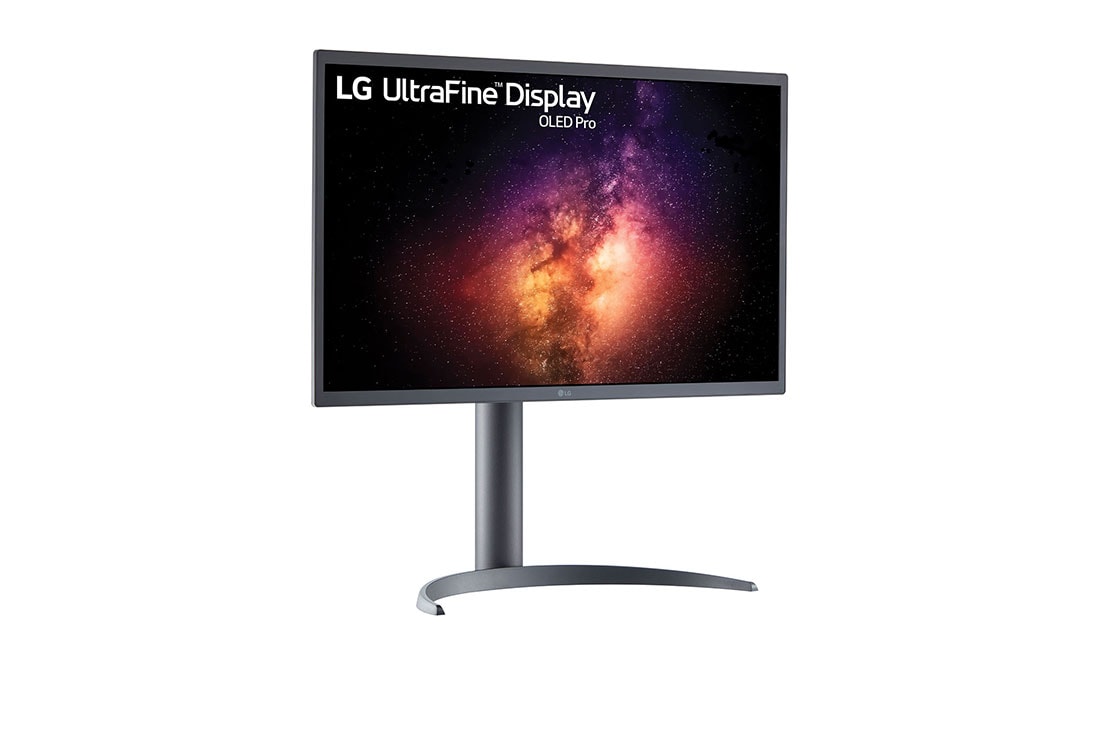 LG 27 Inch OLED 4K Monitor With Pixel Dimming Technology and 1M : 1 Contrast Ratio, +15 degree side view, 27EP950-B, thumbnail 3