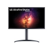 LG 27 Inch OLED 4K Monitor With Pixel Dimming Technology and 1M : 1 Contrast Ratio, front view, 27EP950-B, thumbnail 1