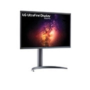 LG 27 Inch OLED 4K Monitor With Pixel Dimming Technology and 1M : 1 Contrast Ratio, +15 degree side view, 27EP950-B, thumbnail 3