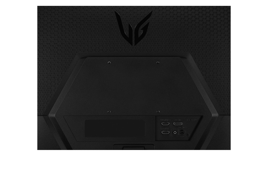 LG 24 Inch Monitor - UltraGear Best Gaming Monitor, close-up view of ports, 24GQ50F-B, thumbnail 8
