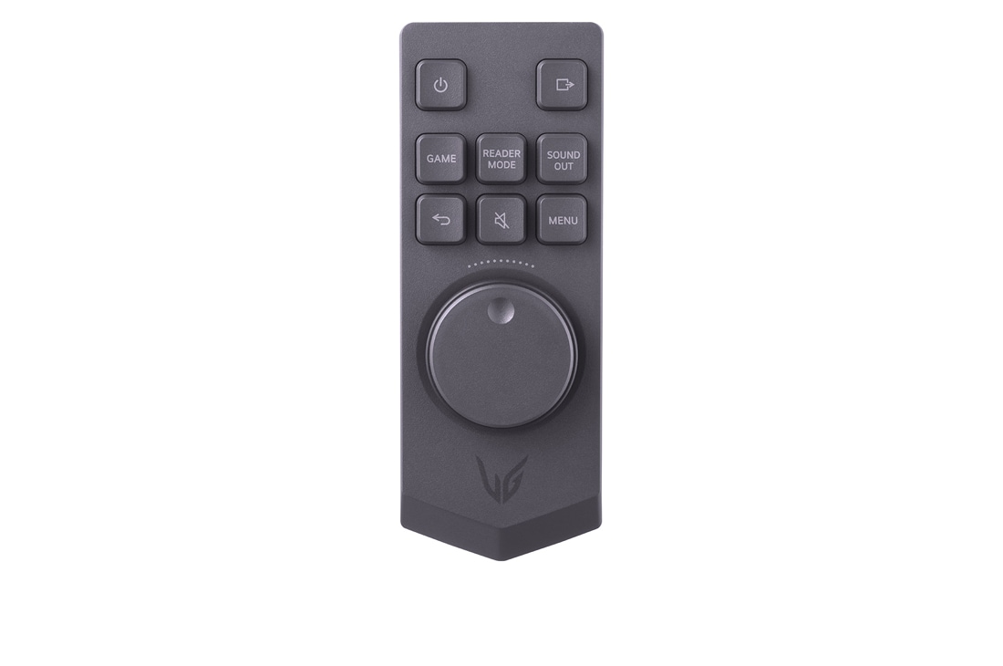 LG 48 Inch UltraGear OLED Gaming Monitor, 4K UHD Display, Anti Glare Technology, 0.1ms (GtG) Response Time , front view of remote control, 48GQ900-B, thumbnail 13