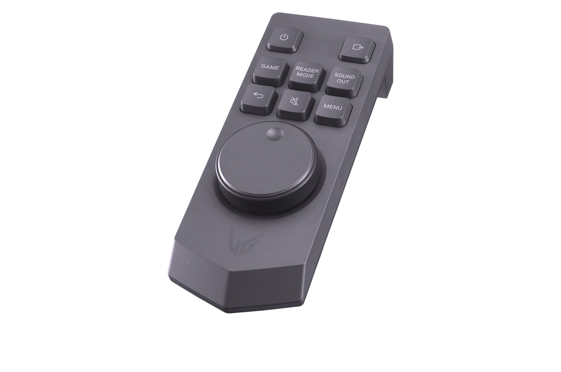 LG 48 Inch UltraGear OLED Gaming Monitor, 4K UHD Display, Anti Glare Technology, 0.1ms (GtG) Response Time , +15 degree side view of remote control, 48GQ900-B, thumbnail 14