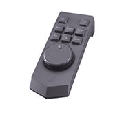 LG 48 Inch UltraGear OLED Gaming Monitor, 4K UHD Display, Anti Glare Technology, 0.1ms (GtG) Response Time , +15 degree side view of remote control, 48GQ900-B, thumbnail 14