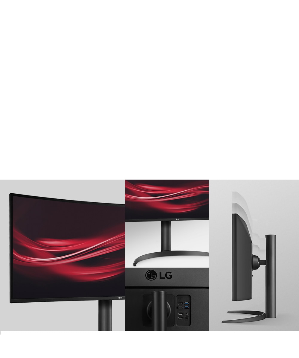 Ergonomic design with features of One Click Stand, Height and tilt adjustment.