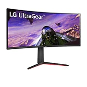 LG 2023 34inch UltraGear™ QHD Curved Gaming Monitor, +15 degree side view, 34GP63A-B, thumbnail 3
