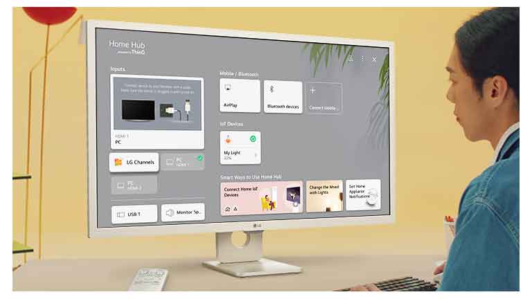 ThinQ Home Dashboard.