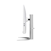 LG 32'' 4K UHD Smart Monitor with webOS , 2024, side view with height down, 32SQ730S-W, thumbnail 4