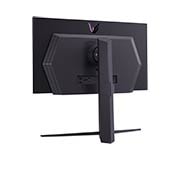 LG 27'' UltraGear™ OLED gaming monitor | DisplayHDR True black 400, 240Hz, 0.03ms (GtG), rear perspective view, 27GS95QE-B, thumbnail 9