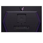 LG 27'' UltraGear™ OLED gaming monitor | DisplayHDR True black 400, 240Hz, 0.03ms (GtG), close-up view of ports with lights on, 27GS95QE-B, thumbnail 12