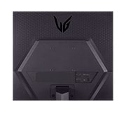 LG 27” UltraGear™ FHD 180Hz gaming monitor, 1ms MBR, HDR 10, 2024, close-up view of ports, 27GS50F-B, thumbnail 8