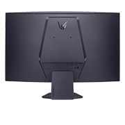 LG 32” UltraGear™ 1000R curved gaming monitor, QHD, 1ms (GtG), 180Hz, 2024, rear view, 32GS60QC-B, thumbnail 6