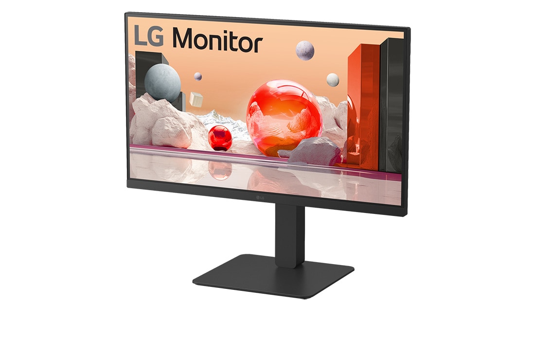 LG 27-inch Full HD IPS Monitor with Built-in FHD webcam, USB Type-C™, 100Hz Refresh Rate, -30 degree side view, 27BA850-B, thumbnail 5