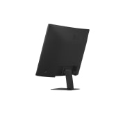 LG 27-inch FHD curved monitor with 100Hz refresh rate and USB-C port, side view of the screen moving for tilt adjustment, 27U421A-B, thumbnail 5