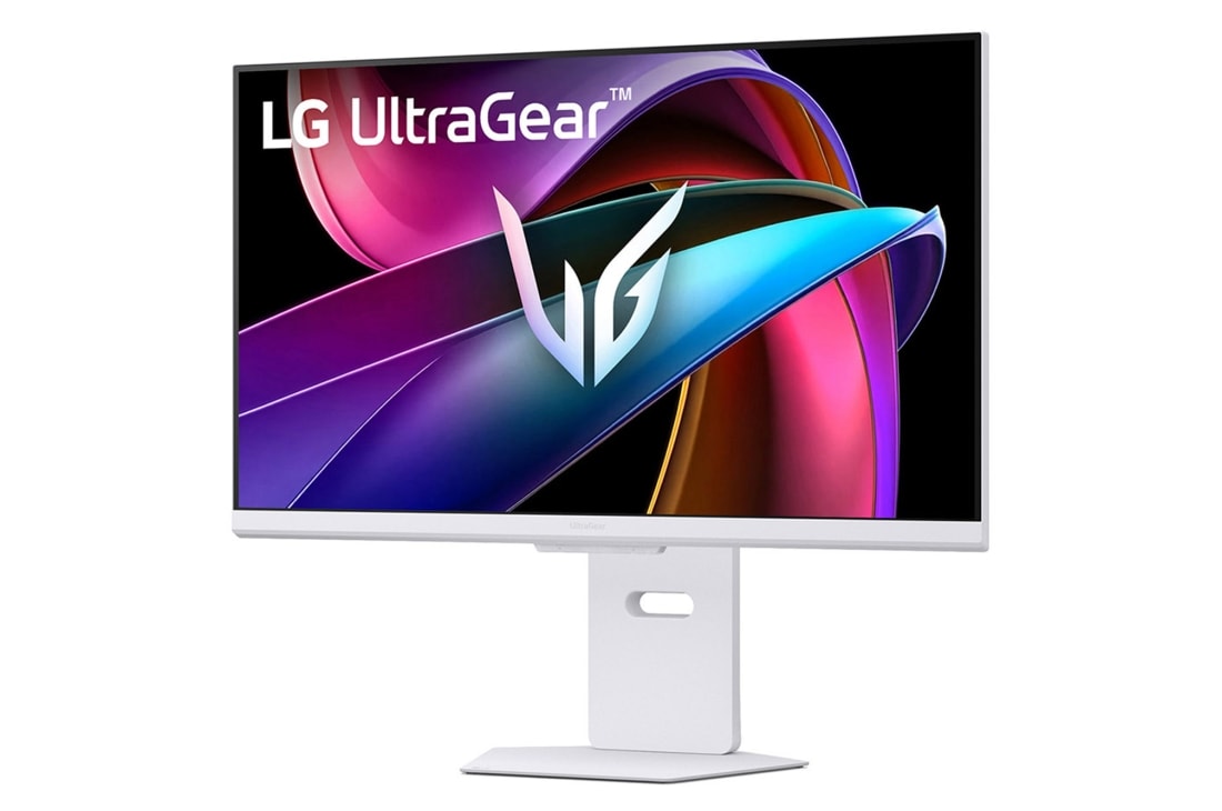 LG 32-inch UltraGear™ UHD 4K Gaming Monitor with 144Hz refresh rate and webOS 24 , -15 degree side view, 32G810SA-W, thumbnail 2