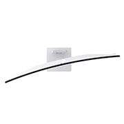 LG 49-inch curved UltraWide Dual QHD Nano IPS monitor with 144Hz and HDR 400, Top view – swiveled right, 49U950A-W, thumbnail 12