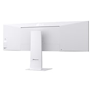 LG 49-inch curved UltraWide Dual QHD Nano IPS monitor with 144Hz and HDR 400, Rear right view, 49U950A-W, thumbnail 15
