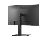 LG 27-inch IPS FHD Monitor with 100Hz refresh rate, USB-C™, and built-in speakers, rear perspective view, 27BA650-B, thumbnail 7