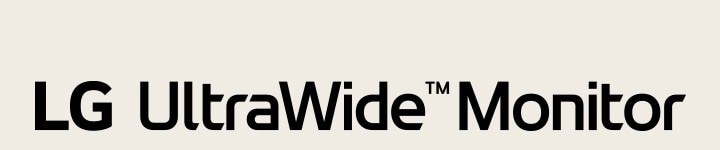 LG UltraWide Monitor logo.	