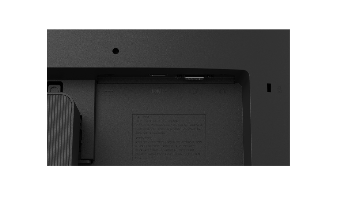 LG 21.5'' Full HD monitor, 100Hz Refresh Rate, HDR 10, 1ms MBR, close-up view of ports, 22U401A-B, thumbnail 13