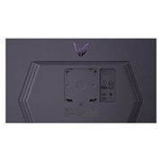 LG 27 Inch LG UltraGear™ G8 4K IPS Gaming Monitor, UHD 180Hz / FHD 360Hz, 1ms MBR, NVIDIA G-SYNC & AMD FreeSync, close-up view of the rear emblem, 27G810A-B, thumbnail 14