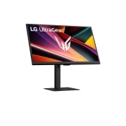 LG 27 Inch LG UltraGear™ G6 QHD Gaming Monitor, 300Hz, 1ms (GtG), HDR 400, G-SYNC, +15 degree side view, 27G640A-B, thumbnail 3