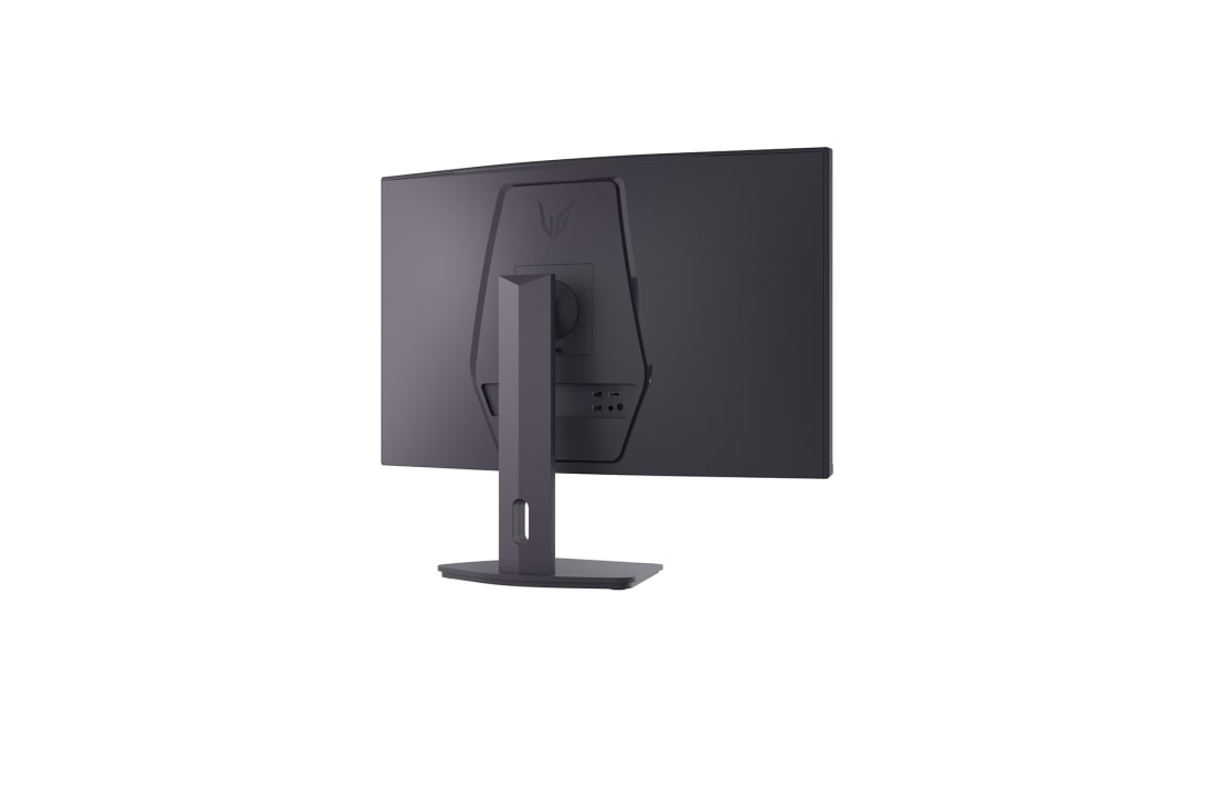 LG 32 Inch LG UltraGear™ QHD Curved Gaming Monitor, 180Hz, 1ms, AMD FreeSync™, side view of a tilted monitor, 32G600A-B, thumbnail 6