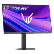 LG 27-inch UltraGear™ G4 FHD Gaming Monitor, 240Hz, 1ms (GtG), HDMI 2.0, left side view with tilt, 27G440A-B, thumbnail 5