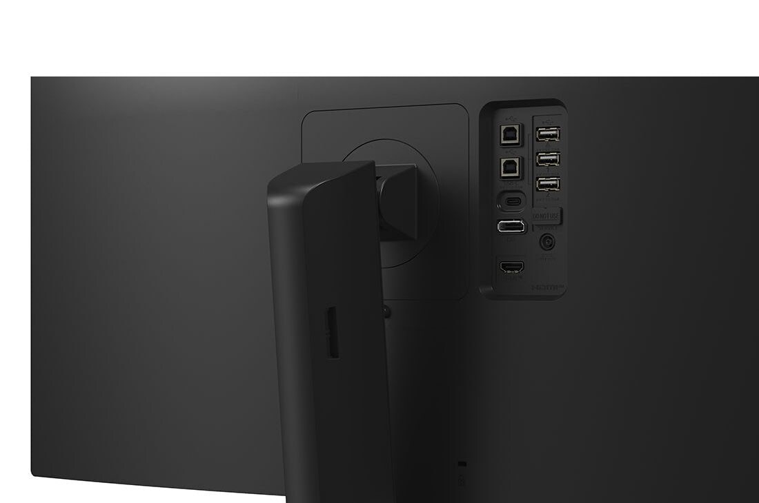 LG 27'' LG 8MP IPS Clinical Review Monitor, Focus View Mode, Dual Controller & KVM Switch, rear opposite perspective view, 27HS713C-B, thumbnail 11