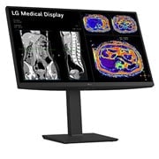 LG 27'' LG 8MP IPS Clinical Review Monitor, Focus View Mode, Dual Controller & KVM Switch, +15 degree tilted side view, 27HS713C-B, thumbnail 5