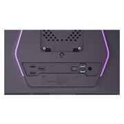LG 27'' LG UltraGear™ QHD 540Hz 4th Gen Tandem OLED Gaming Monitor with Dual-Mode, close-up view of ports, 27GX790B-B, thumbnail 15