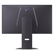 LG 32'' LG UltraGear™ GX8 4K UHD 240Hz OLED Gaming Monitor with Dual-Mode, rear view with lights on, 32GX870A-B, thumbnail 5