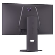 LG 32'' LG UltraGear™ GX8 4K UHD 240Hz OLED Gaming Monitor with Dual-Mode, +15 degree side view of a tilted monitor, 32GX870A-B, thumbnail 11