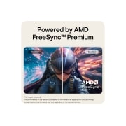 LG 27-inch LG Monitor U4, IPS Full HD 144Hz Monitor, LG FHD Monitor illustrating AMD FreeSync Premium technology with a side-by-side comparison of disabled and enabled modes., 27U411B-B, thumbnail 7