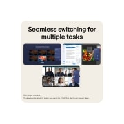 LG 27-inch LG Monitor U4, IPS Full HD 144Hz Monitor, LG FHD monitor showing LG Switch app interface for screen layout control and picture mode adjustment., 27U411B-B, thumbnail 8