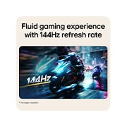 LG 24-inch LG Monitor U4, IPS Full HD 144Hz Monitor, LG FHD monitor displaying fast-moving game content with 144Hz refresh rate for smooth motion., 24U411B-B, thumbnail 6