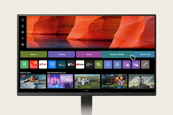 A video showcasing home office features on WebOS.