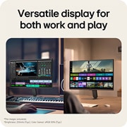 LG 24-inch LG Smart Monitor AI U5s, Full HD IPS Monitor for Streaming with webOS, Full HD IPS display on LG Smart Monitor delivering clear visuals for work and everyday use., 24U511SB-B, thumbnail 4