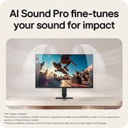 LG 24-inch LG Smart Monitor AI U5s, Full HD IPS Monitor for Streaming with webOS, AI Sound Pro delivering immersive and optimized sound based on content type., 24U511SB-B, thumbnail 8