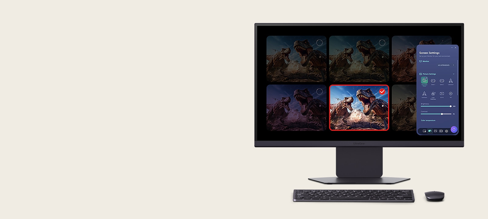 The LG Switch app optimizes your monitor for both gaming and everyday life.