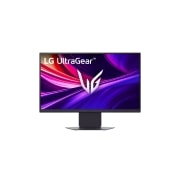 LG UltraGear™ 27-inch 240Hz UHD 4K Nano IPS Black Gaming Monitor | 1ms (GtG), DP 2.1, DisplayHDR 600, front view of the monitor with the stand down, 27G850A-B, thumbnail 4