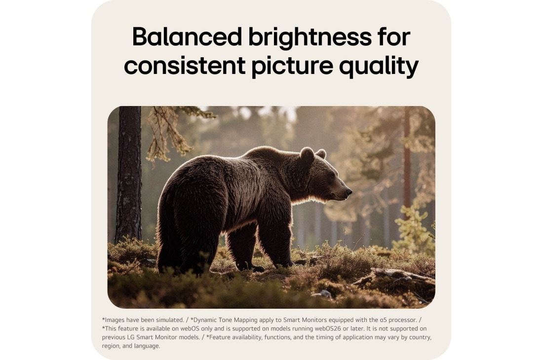 LG 27-inch LG Smart Monitor AI U5s, Full HD IPS Monitor for Streaming with webOS, LG Smart Monitor with webOS providing access to built in streaming apps and entertainment content., 27U511SB-W, thumbnail 7