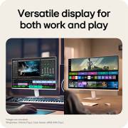 LG 27-inch LG Smart Monitor AI U5s, Full HD IPS Monitor for Streaming with webOS, Side view of LG Smart Monitor showing slim and minimal design., 27U511SB-W, thumbnail 4